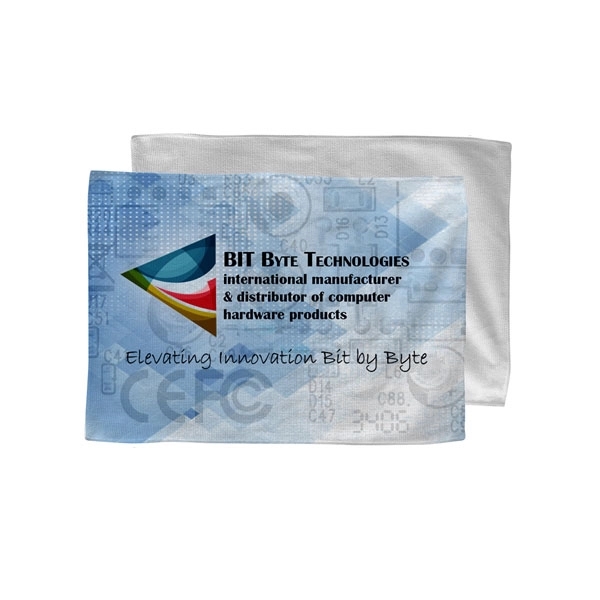 Microfiber Branding Towel, 12x18, Sublimated