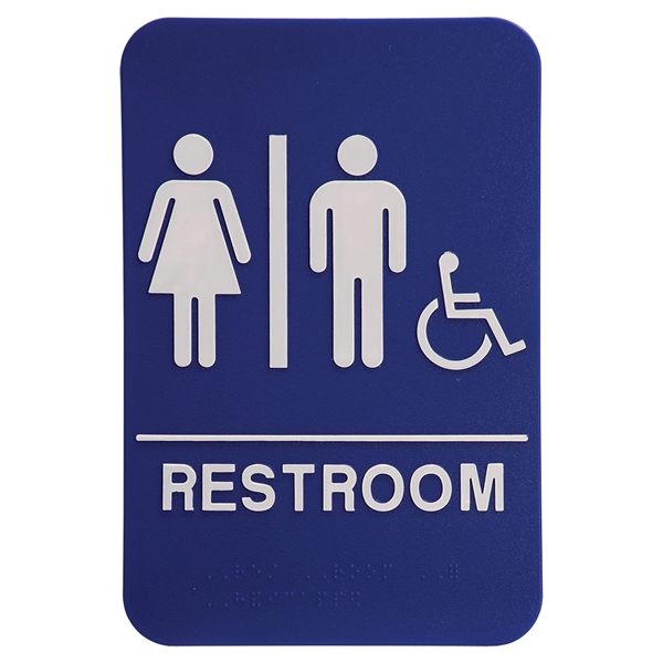 Kota Pro ADA Unisex (w/wheelchair) Accessible Restroom Sign - Kota Pro ADA Unisex (w/wheelchair) Accessible Restroom Sign - Image 1 of 1