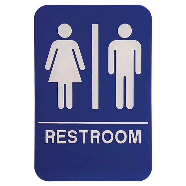 Kota Pro ADA Unisex Accessible Restroom Sign - Kota Pro ADA Unisex Accessible Restroom Sign - Image 1 of 1