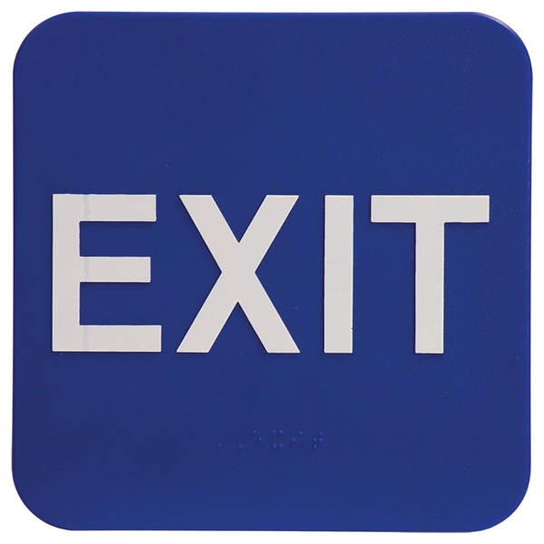 Kota Pro Exit ADA Sign - Kota Pro Exit ADA Sign - Image 1 of 1