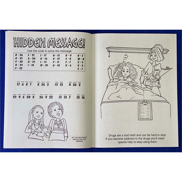 Drug Free Coloring Book - Drug Free Coloring Book - Image 1 of 2