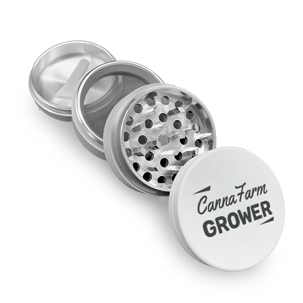 Custom Metal White Grinder - 50mm - Custom Metal White Grinder - 50mm - Image 2 of 13