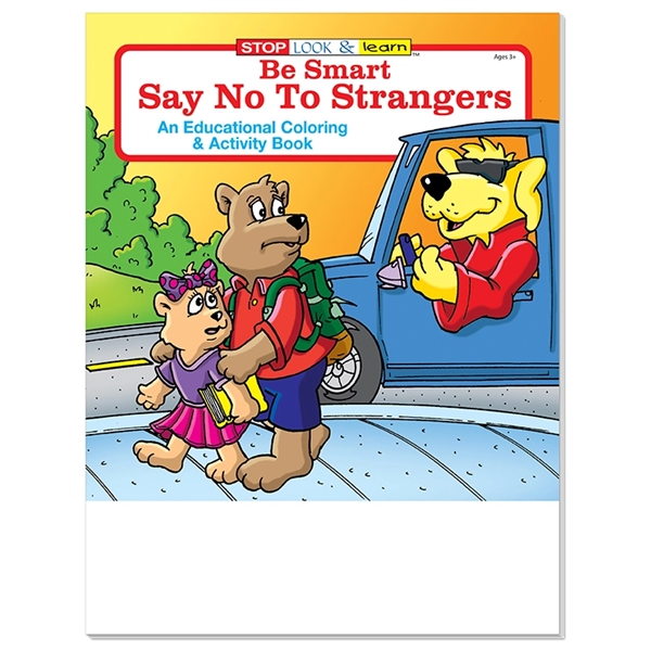 Be Smart, Say No to Strangers Coloring and Activity Book - Be Smart, Say No to Strangers Coloring and Activity Book - Image 2 of 2