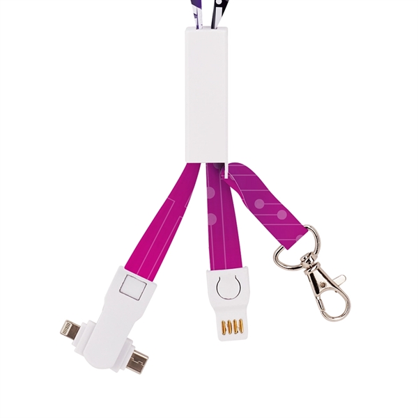 Import 3-in-1 Charging Lanyard - Import 3-in-1 Charging Lanyard - Image 1 of 1