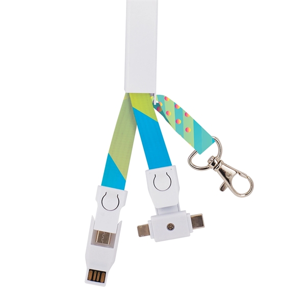 Import 4-in-1 Charging Lanyard - Import 4-in-1 Charging Lanyard - Image 1 of 1