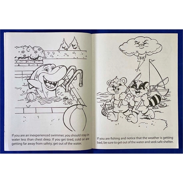 Pool and Water Safety Coloring Book - Pool and Water Safety Coloring Book - Image 1 of 2