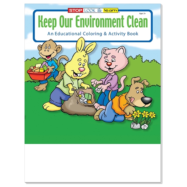 Keep Our Environment Clean Coloring and Activity Book - Keep Our Environment Clean Coloring and Activity Book - Image 2 of 2