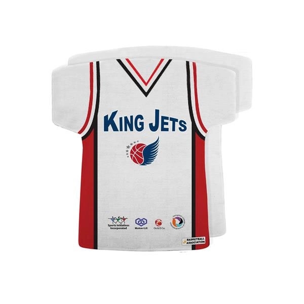Basketball Jersey Shape Rally Towel 17x18, Sublimated