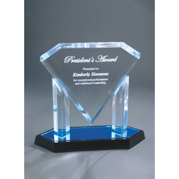 Floating Diamond Acrylic Award - Floating Diamond Acrylic Award - Image 0 of 3