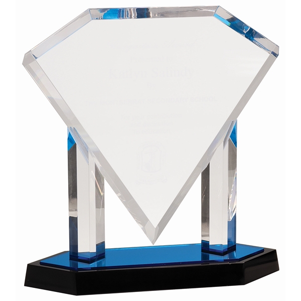 Floating Diamond Acrylic Award - Floating Diamond Acrylic Award - Image 2 of 3