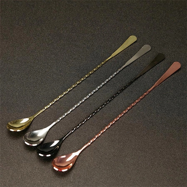 400 mm Stainless Steel Long Handle Drink Spoon - 400 mm Stainless Steel Long Handle Drink Spoon - Image 1 of 5