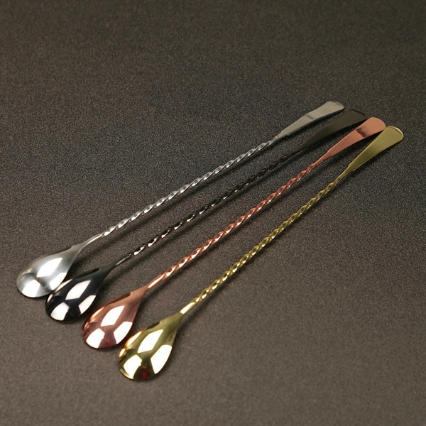 400 mm Stainless Steel Long Handle Drink Spoon - 400 mm Stainless Steel Long Handle Drink Spoon - Image 2 of 5
