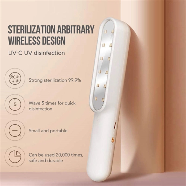 UV-C LED Sterilizer Portable UV sanitizer Wand Disinfec - UV-C LED Sterilizer Portable UV sanitizer Wand Disinfec - Image 2 of 3