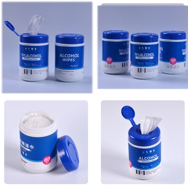 Barrel Alcohol Sanitizing Wipes Bottle 60CT - Barrel Alcohol Sanitizing Wipes Bottle 60CT - Image 1 of 2