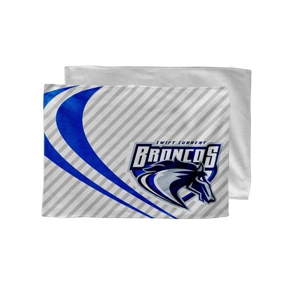 Full Bleed Sublimated Microfiber Rally Towel, 12x18 - Full Bleed Sublimated Microfiber Rally Towel, 12x18 - Image 0 of 3