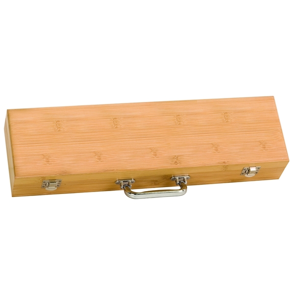 3-Piece Bamboo BBQ Set - 3-Piece Bamboo BBQ Set - Image 0 of 0