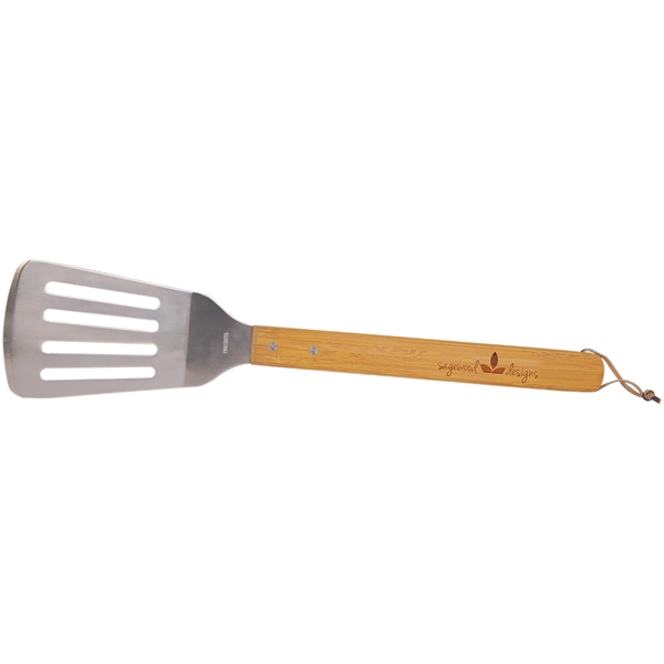 17 1/4" Bamboo Barbeque Spatula - 17 1/4" Bamboo Barbeque Spatula - Image 0 of 1