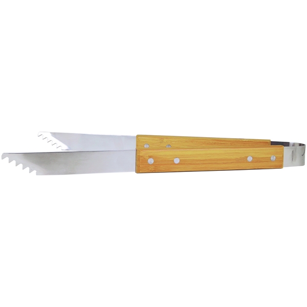 14" Bamboo Barbeque Tongs - 14" Bamboo Barbeque Tongs - Image 1 of 1
