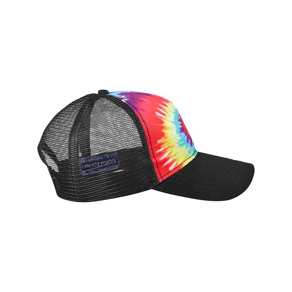 Tie-Dye Adult Trucker Hat - Tie-Dye Adult Trucker Hat - Image 5 of 18