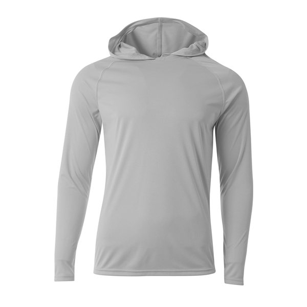 A4 Men's Cooling Performance Long-Sleeve Hooded T-shirt - A4 Men's Cooling Performance Long-Sleeve Hooded T-shirt - Image 3 of 60