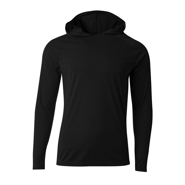 A4 Men's Cooling Performance Long-Sleeve Hooded T-shirt - A4 Men's Cooling Performance Long-Sleeve Hooded T-shirt - Image 7 of 60