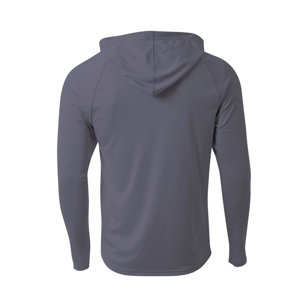 A4 Men's Cooling Performance Long-Sleeve Hooded T-shirt - A4 Men's Cooling Performance Long-Sleeve Hooded T-shirt - Image 13 of 60