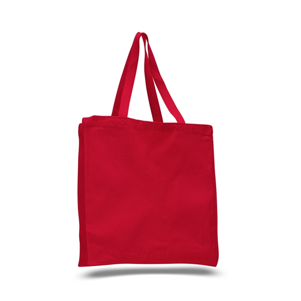 Cotton Canvas Gusset Tote - Cotton Canvas Gusset Tote - Image 4 of 10