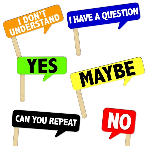 Thought Bubble Selfie Kit- Printed Full Color - Thought Bubble Selfie Kit- Printed Full Color - Image 0 of 1