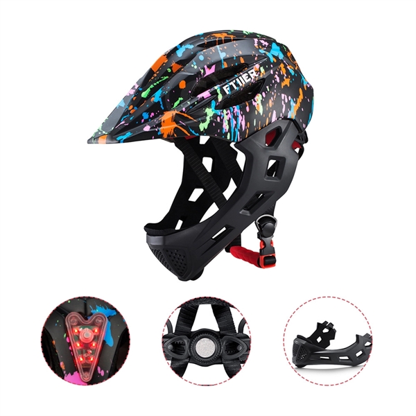 Chin Detachable Bike Helmet 3-15 Years