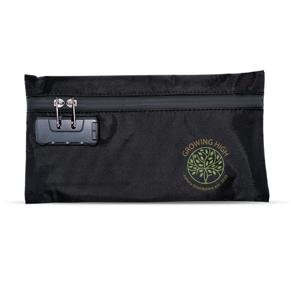 Custom Smell Proof Stash Bag with Combination Lock - Custom Smell Proof Stash Bag with Combination Lock - Image 4 of 7