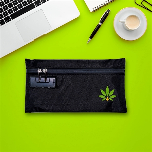 Custom Smell Proof Stash Bag with Combination Lock - Custom Smell Proof Stash Bag with Combination Lock - Image 5 of 7