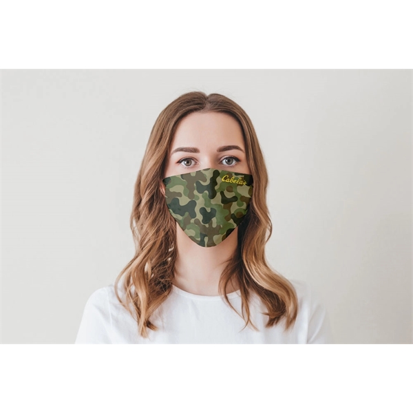 2 Ply Sublimated Recycled RPET Eco Face Mask w/ Pocket - 2 Ply Sublimated Recycled RPET Eco Face Mask w/ Pocket - Image 0 of 0