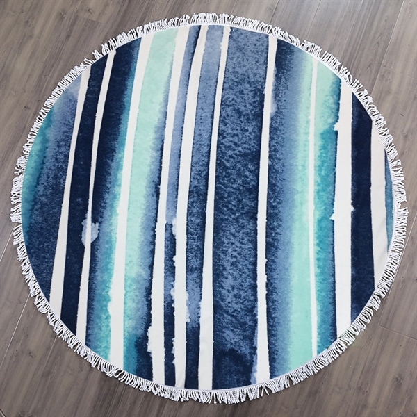 Round Fringe Microfiber Beach - Round Fringe Microfiber Beach - Image 1 of 1