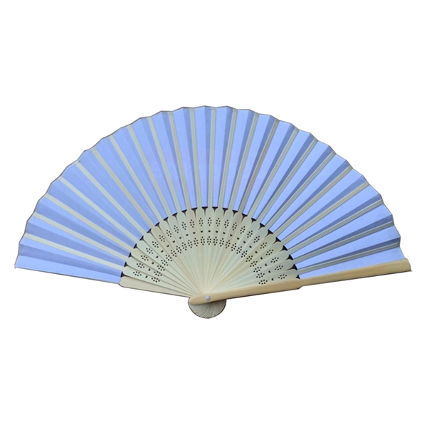 Folding Paper Wedding Fan - Folding Paper Wedding Fan - Image 1 of 1