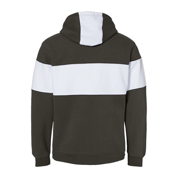 J. America Varsity Fleece Colorblocked Hooded Sweatshirt - J. America Varsity Fleece Colorblocked Hooded Sweatshirt - Image 2 of 18