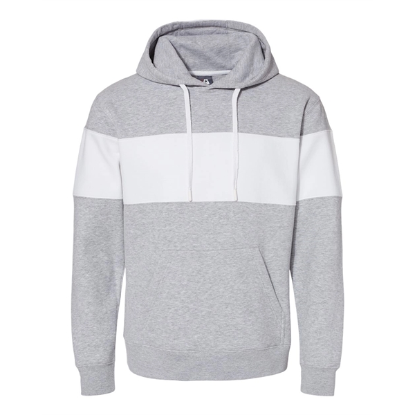 J. America Varsity Fleece Colorblocked Hooded Sweatshirt - J. America Varsity Fleece Colorblocked Hooded Sweatshirt - Image 5 of 18