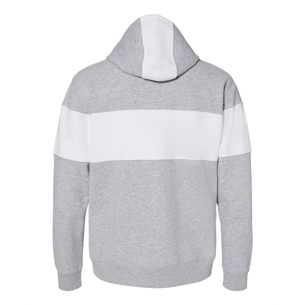 J. America Varsity Fleece Colorblocked Hooded Sweatshirt - J. America Varsity Fleece Colorblocked Hooded Sweatshirt - Image 6 of 18