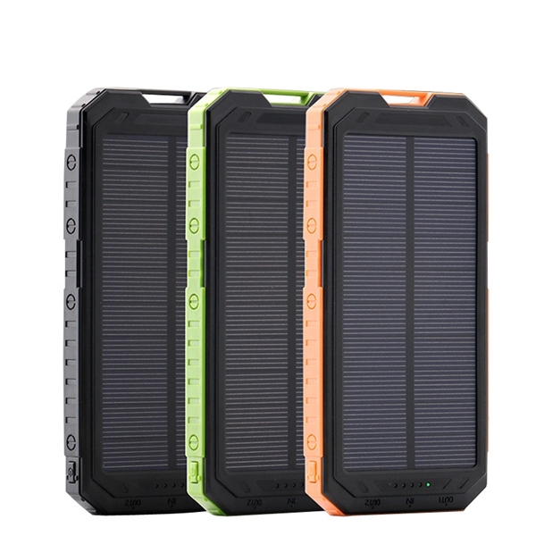 20000mAh Compass LED Solar Power Bank - 20000mAh Compass LED Solar Power Bank - Image 2 of 4