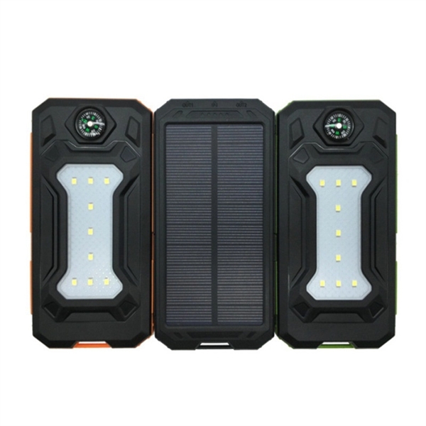 20000mAh Compass LED Solar Power Bank - 20000mAh Compass LED Solar Power Bank - Image 4 of 4