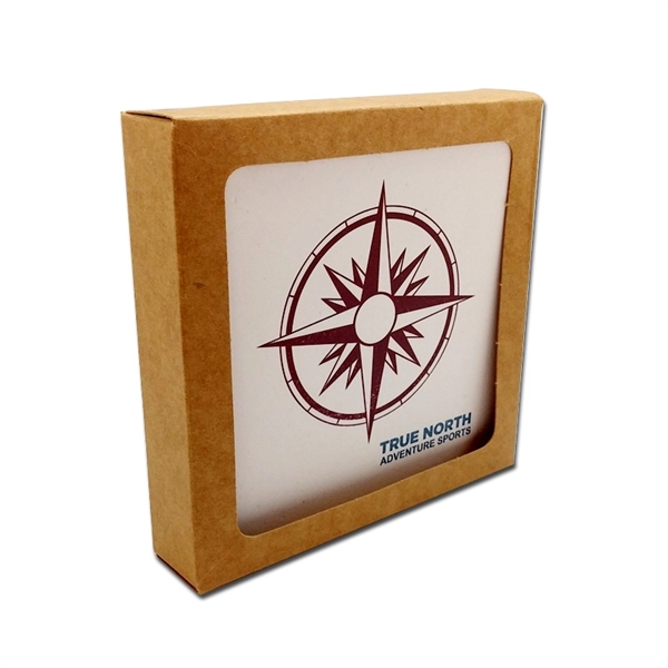 Sandstone Set of 2 UV Coasters - Sandstone Set of 2 UV Coasters - Image 1 of 4