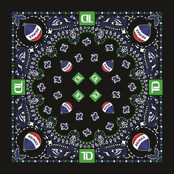 Fine Sateen Cotton - Digi-Danna Bandannas - Fine Sateen Cotton - Digi-Danna Bandannas - Image 2 of 3