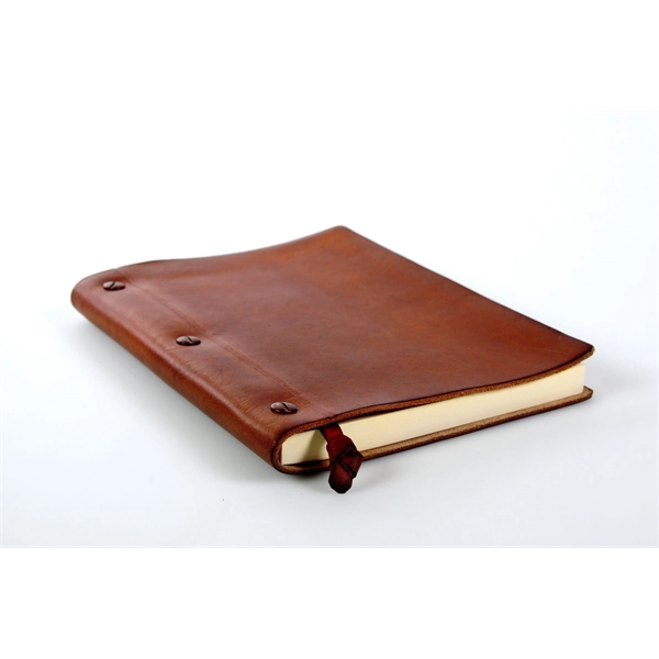 3-Screw Italian Vachetta Leather Journal - Terra Tan - 3-Screw Italian Vachetta Leather Journal - Terra Tan - Image 3 of 8