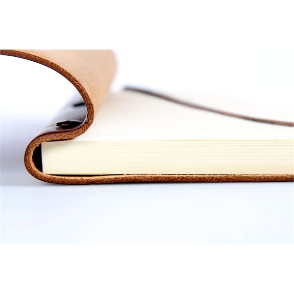 3-Screw Italian Vachetta Leather Journal - Terra Tan - 3-Screw Italian Vachetta Leather Journal - Terra Tan - Image 4 of 8