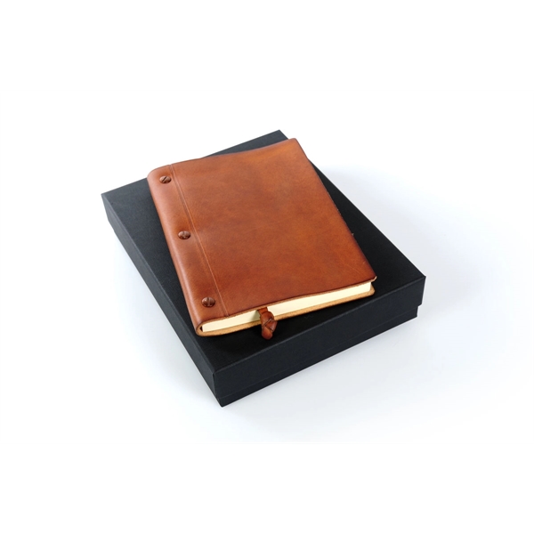 3-Screw Italian Vachetta Leather Journal - Terra Tan - 3-Screw Italian Vachetta Leather Journal - Terra Tan - Image 5 of 8