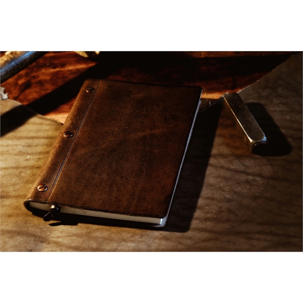 3-Screw Italian Vachetta Leather Journal - Walnut Brown - 3-Screw Italian Vachetta Leather Journal - Walnut Brown - Image 0 of 10