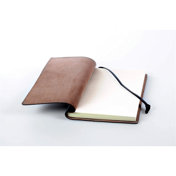 3-Screw Italian Vachetta Leather Journal - Walnut Brown - 3-Screw Italian Vachetta Leather Journal - Walnut Brown - Image 3 of 10