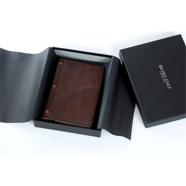 3-Screw Italian Vachetta Leather Journal - Walnut Brown - 3-Screw Italian Vachetta Leather Journal - Walnut Brown - Image 6 of 10