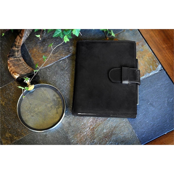 Handmade Medium Size Padfolio - Onyx Black - Handmade Medium Size Padfolio - Onyx Black - Image 0 of 7