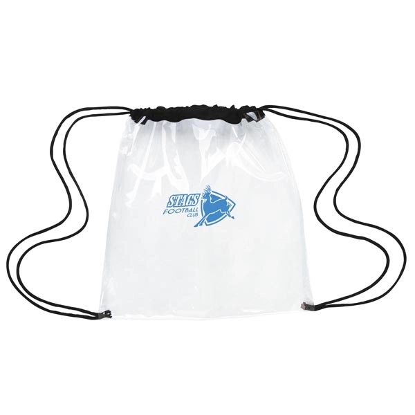 Clear Game Drawstring Backpack - Clear Game Drawstring Backpack - Image 2 of 30