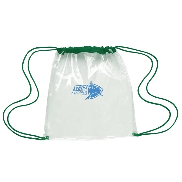 Clear Game Drawstring Backpack - Clear Game Drawstring Backpack - Image 4 of 30